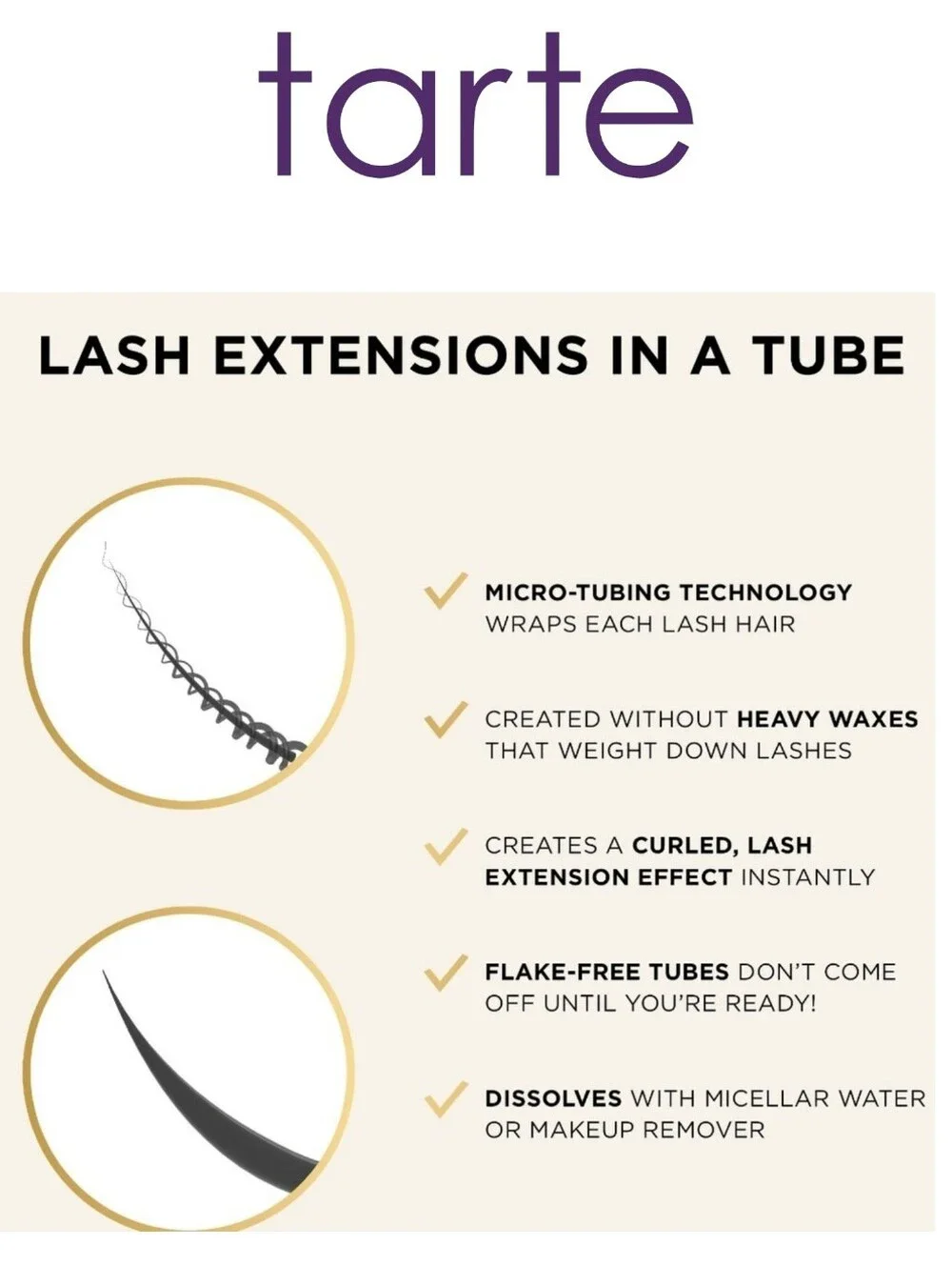 Tarte Tartelette Volumizing Tubing Mascara With 360 Lash Extension Comb